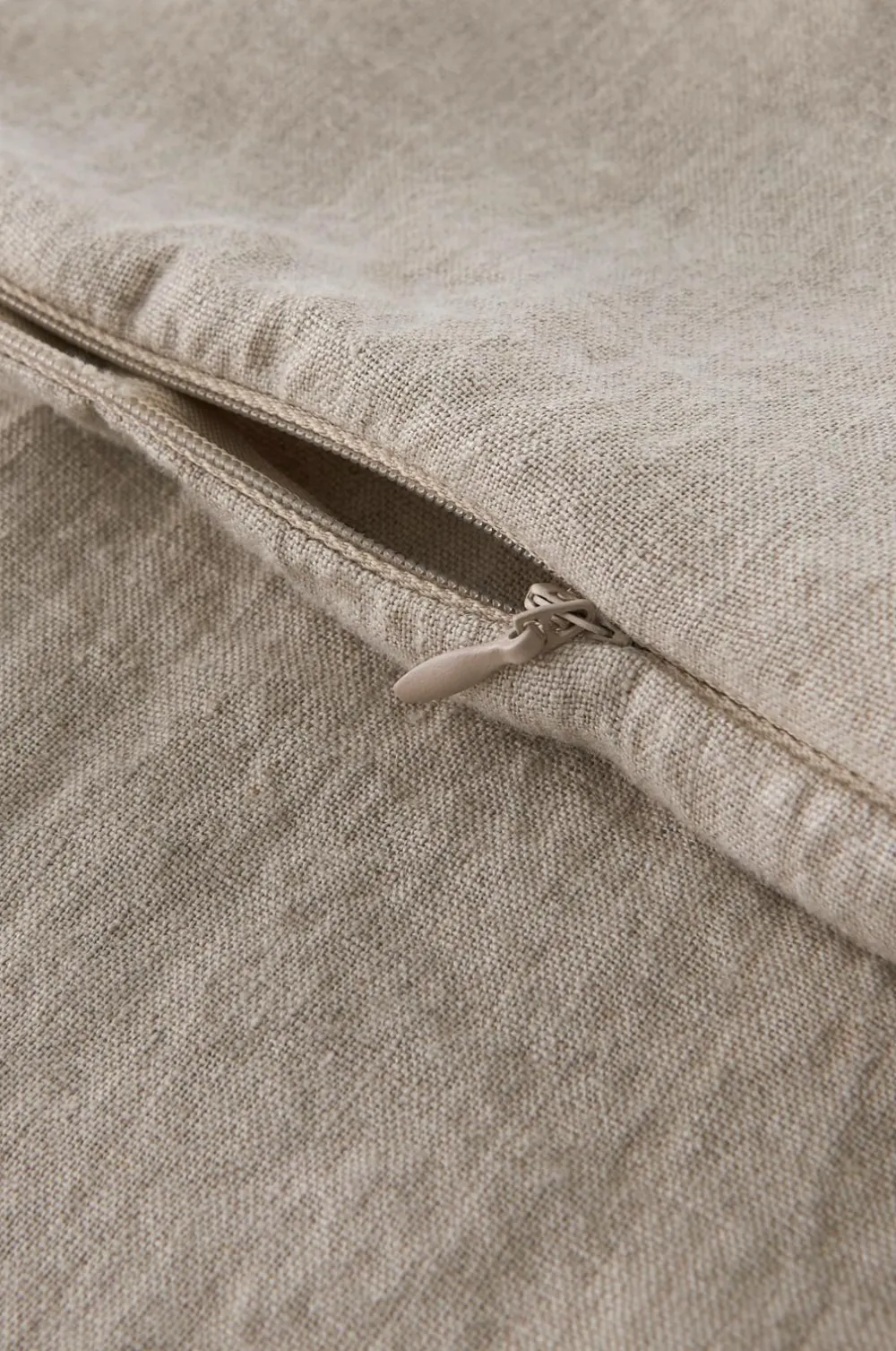 Ellos Pyntepuder & Betræk-Home Pudebetræk Candice Zip i vasket hør 40x60 cm