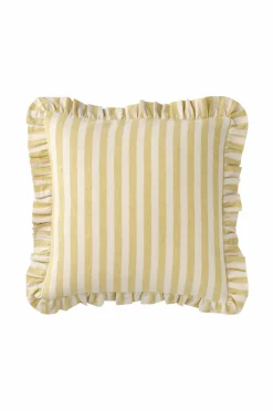 Ellos Pyntepuder & Betræk-Home Pudebetræk Elly Classic Stripe i genanvendt halvlinned