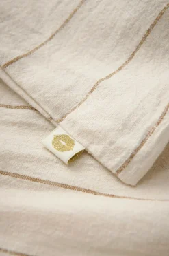 Ellos Pudebetræk-Home Pudebetræk Elly Thin Stripe i genanvendt halvlinned