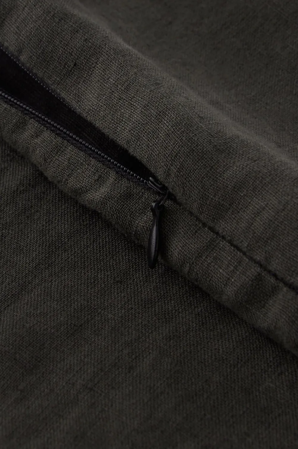 Ellos Pyntepuder & Betræk-Home Pudebetræk Candice Zip i vasket hør 50x50 cm