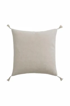 Ellos Pyntepuder & Betræk-Home Pudebetræk Candice Tassel af vasket hør, 50x50 cm