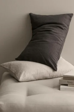 Ellos Pyntepuder & Betræk-Home Pudebetræk Candice Zip i vasket hør 40x60 cm