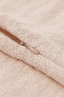 Ellos Pyntepuder & Betræk-Home Pudebetræk Candice Zip i vasket hør 50x50 cm