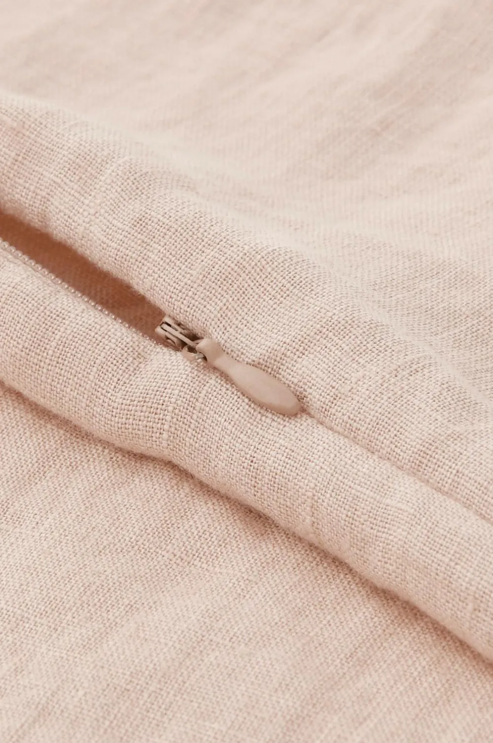 Ellos Pyntepuder & Betræk-Home Pudebetræk Candice Zip i vasket hør 50x50 cm