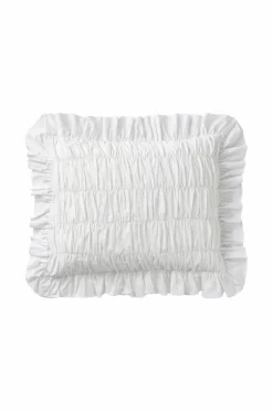 Ellos Pudebetræk-Home Pudebetræk Juliette Elastic Frill i vasket bomuld