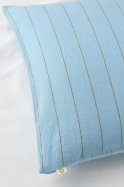 Ellos Pudebetræk-Home Pudebetræk Elly Thin Stripe i genanvendt halvlinned