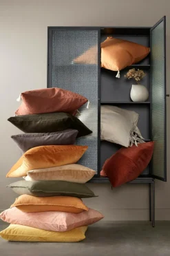 Ellos Pyntepuder & Betræk-Home Pudebetræk Candice af vasket hør