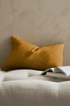 Ellos Pyntepuder & Betræk-Home Pudebetræk Candice Zip i vasket hør 40x60 cm