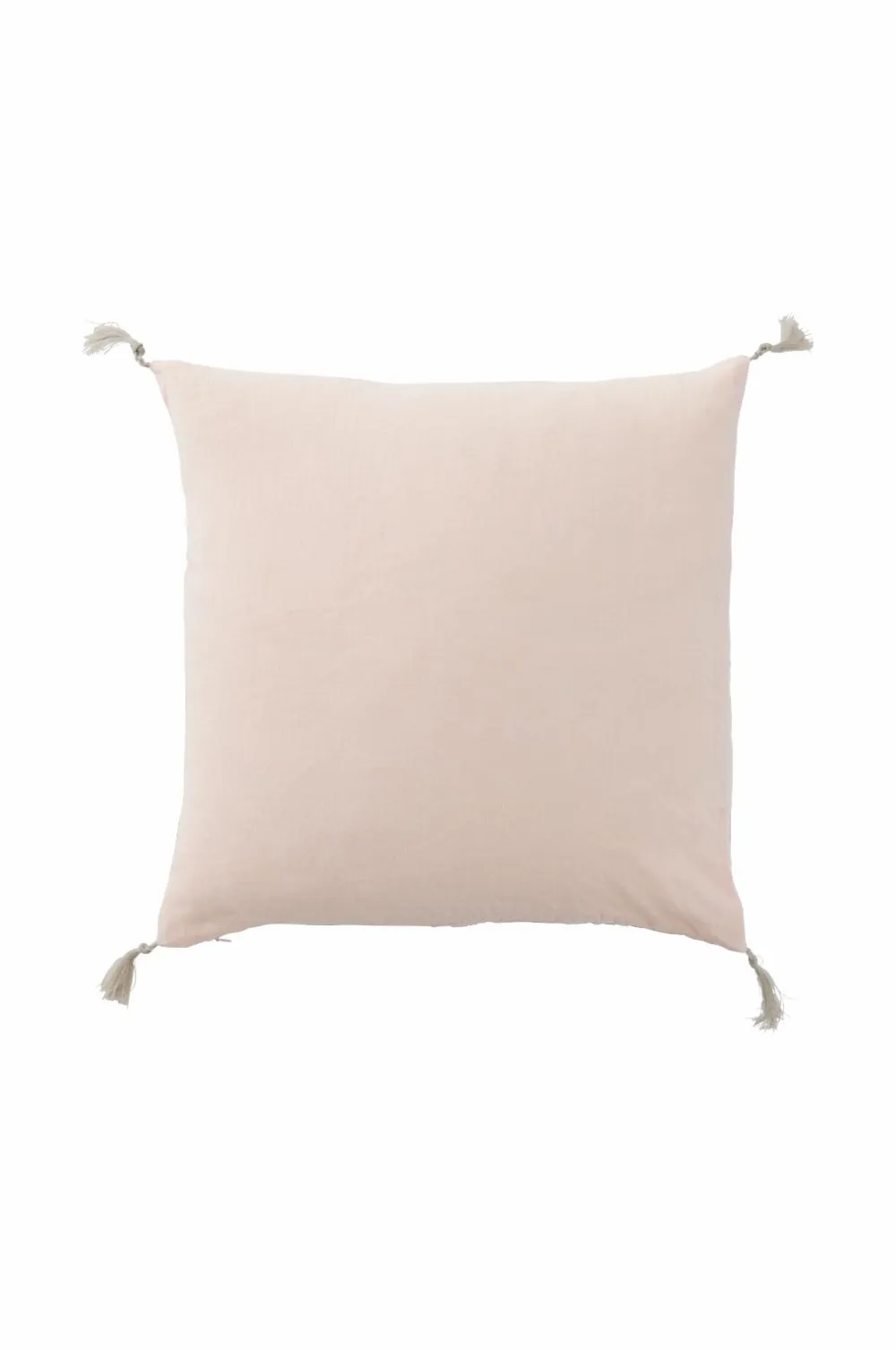 Ellos Pyntepuder & Betræk-Home Pudebetræk Candice Tassel af vasket hør, 50x50 cm