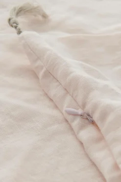 Ellos Pyntepuder & Betræk-Home Pudebetræk Candice Tassel af vasket hør, 50x50 cm