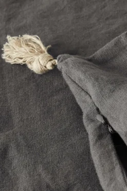 Ellos Pyntepuder & Betræk-Home Pudebetræk Candice Tassel af vasket hør, 50x50 cm