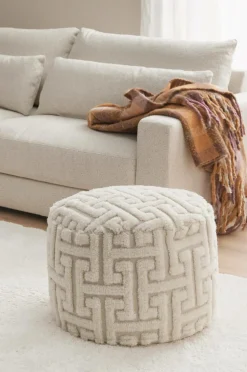 Ellos Puffer & Fodskamler-Home Puf Gogo Ø 54 cm