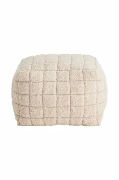 Ellos Puffer & Fodskamler-Home Puf Puff Check 59x59 cm