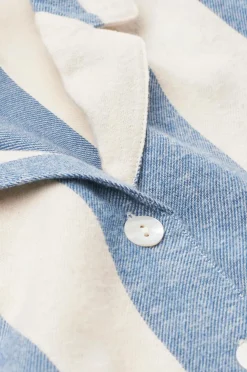 Ellos Homewear-Home Pyjamasskjorte Valerie Block Stripe Long Sleeve