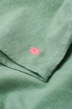 Ellos Homewear-Home Pyjamasskjorte Long Sleeve Shirt Elly i genanvendt halvlinned