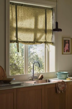 Ellos Gardinkapper-Home Roll up-gardin Elly i genanvendt halvlinned