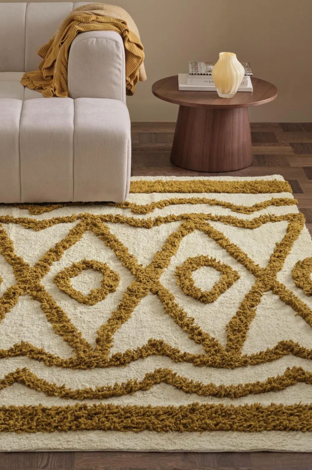 Ellos Luv- & Ryatæpper-Home Ryatæppe Emilia af bomuld