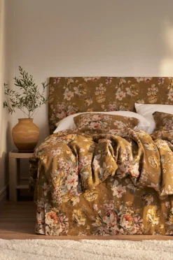 Ellos Sengekapper-Home Sengekappe Candice Rose i vasket linned 52 cm