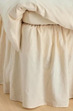 Ellos Sengekapper-Home Sengekappe Elly Frilled i genanvendt halvlinned