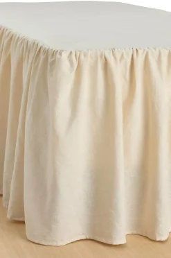 Ellos Sengekapper-Home Sengekappe Elly Frilled i genanvendt halvlinned