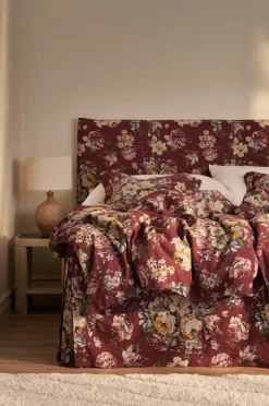 Ellos Sengekapper-Home Sengekappe Candice Rose i vasket linned 60 cm