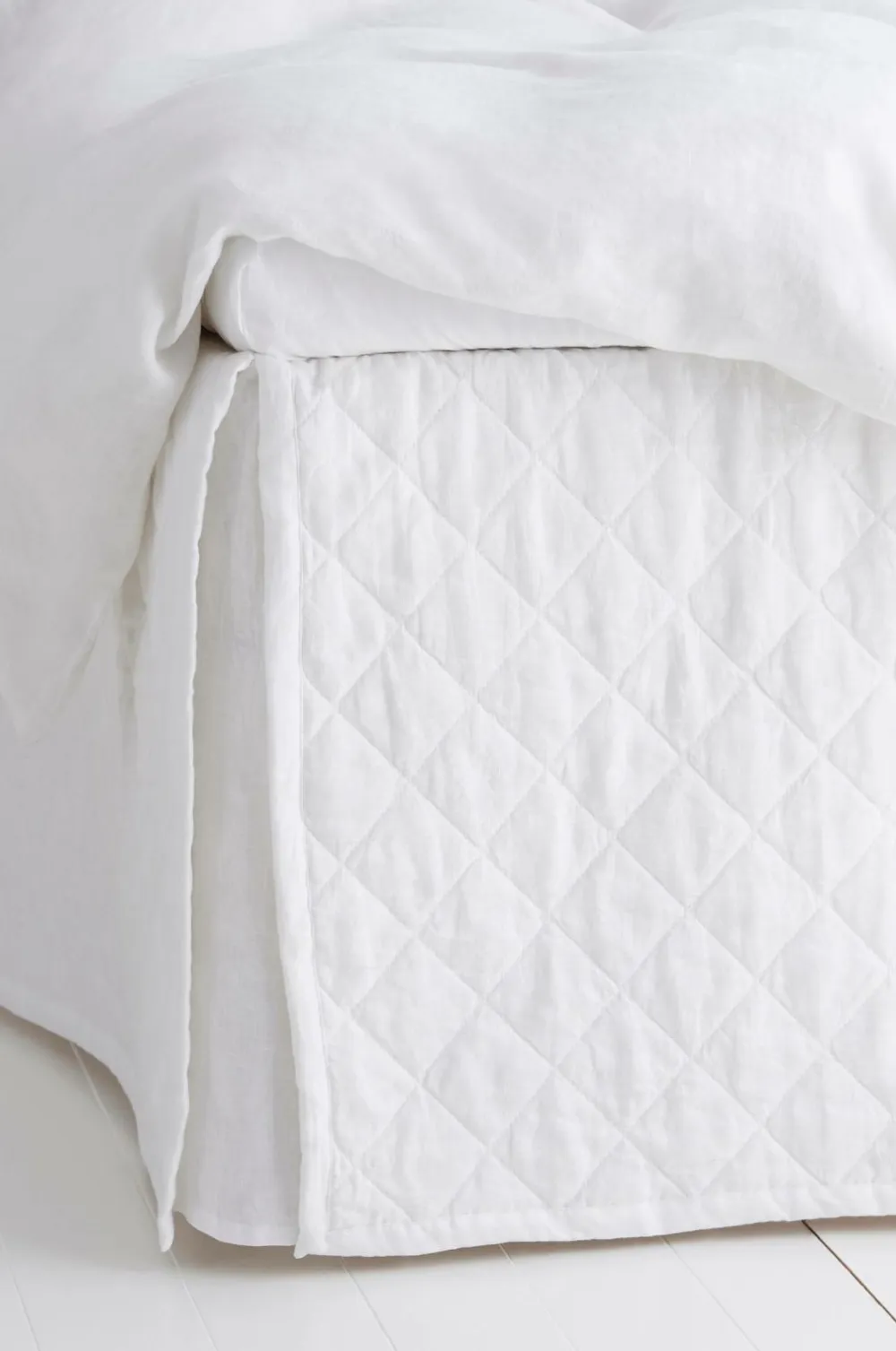 Ellos Sengekapper-Home Sengekappe Candice Quilted i vasket hør, højde 60 cm