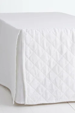Ellos Sengekapper-Home Sengekappe Candice Quilted i vasket hør, højde 60 cm
