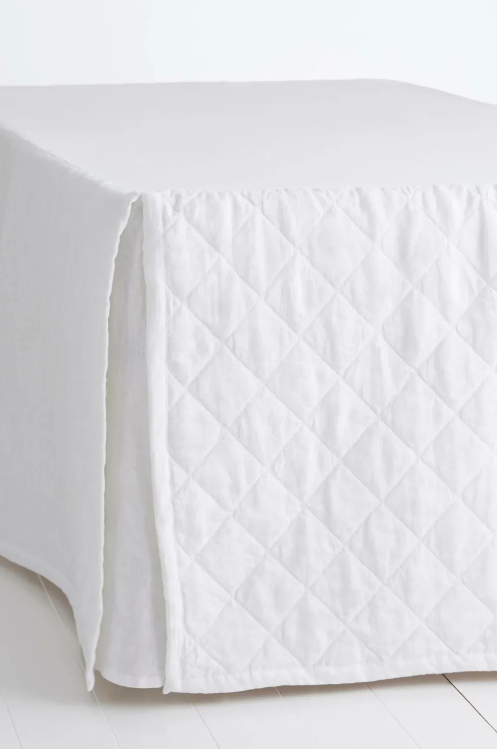 Ellos Sengekapper-Home Sengekappe Candice Quilted i vasket hør, højde 60 cm