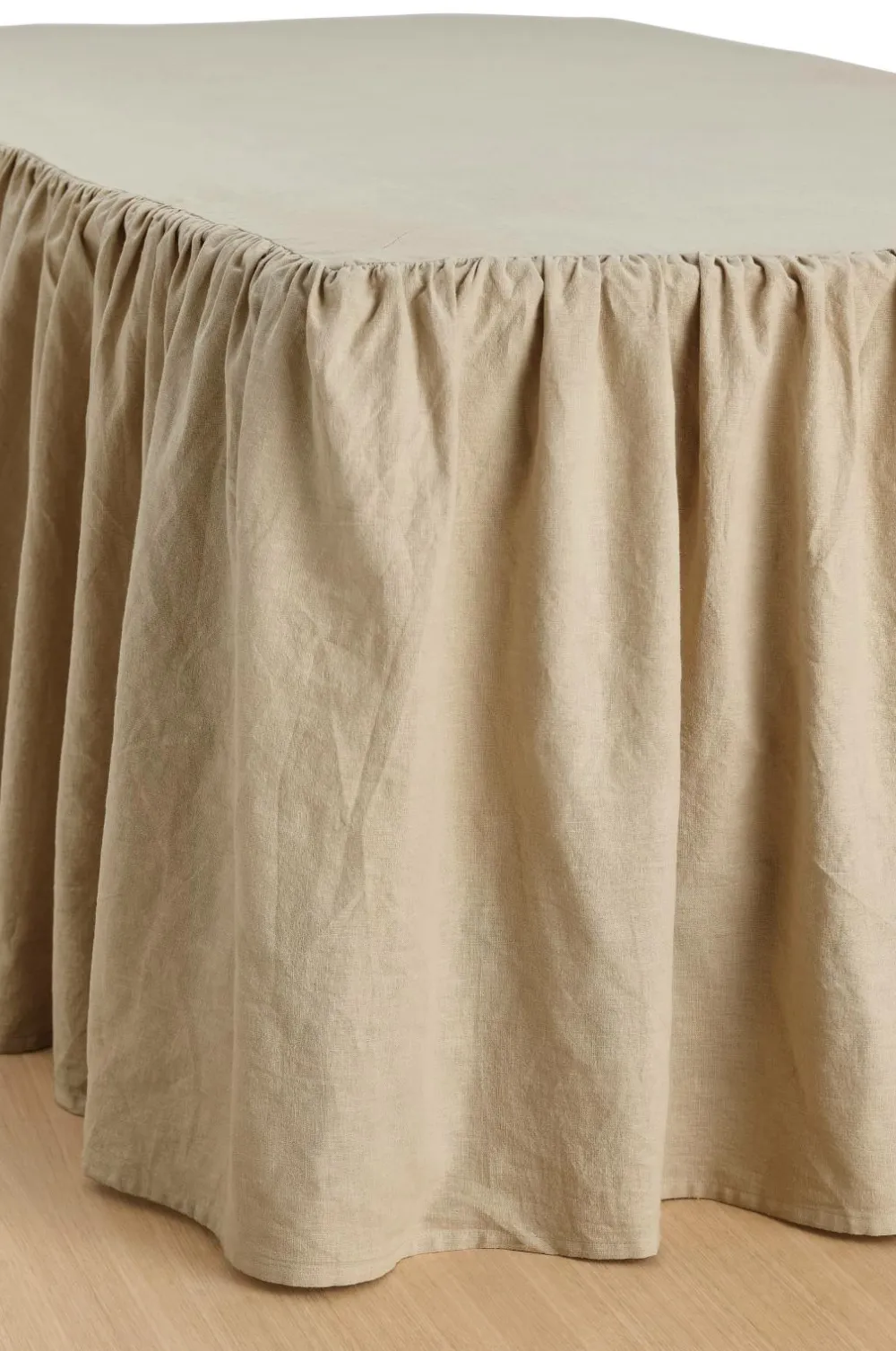 Ellos Sengekapper-Home Sengekappe Elly Frilled i genanvendt halvlinned