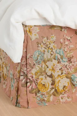 Ellos Sengekapper-Home Sengekappe Candice Rose i vasket linned 52 cm