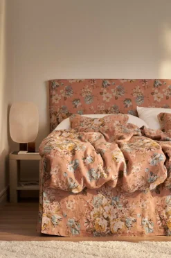 Ellos Sengekapper-Home Sengekappe Candice Rose i vasket linned 60 cm