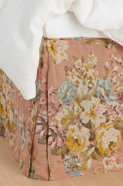 Ellos Sengekapper-Home Sengekappe Candice Rose i vasket linned 60 cm