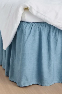 Ellos Sengekapper-Home Sengekappe Denim Frilled 52 cm