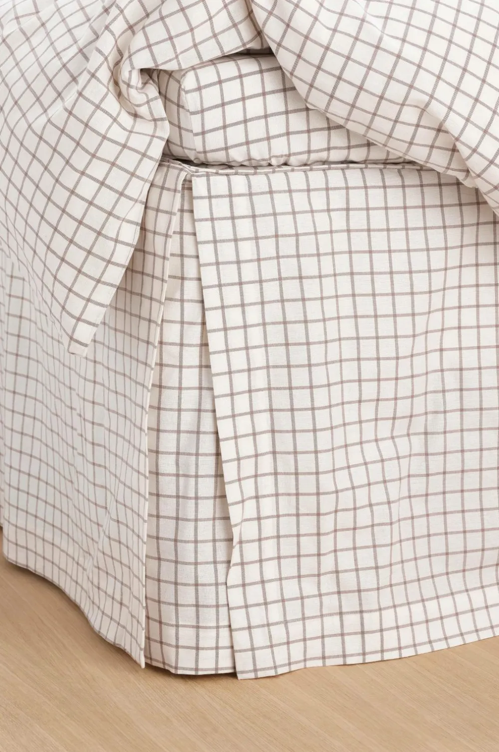 Ellos Sengekapper-Home Sengekappe Sonneli Check i bomuld højde 52 cm