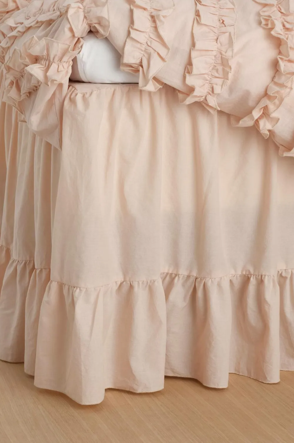 Ellos Sengekapper-Home Sengekappe Juliette Giant i vasket bomuld 52 cm