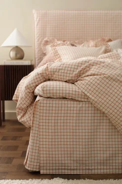 Ellos Sengekapper-Home Sengekappe Sonneli Check i bomuld højde 52 cm