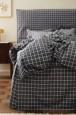 Ellos Sengekapper-Home Sengekappe Sonneli Check i bomuld højde 52 cm