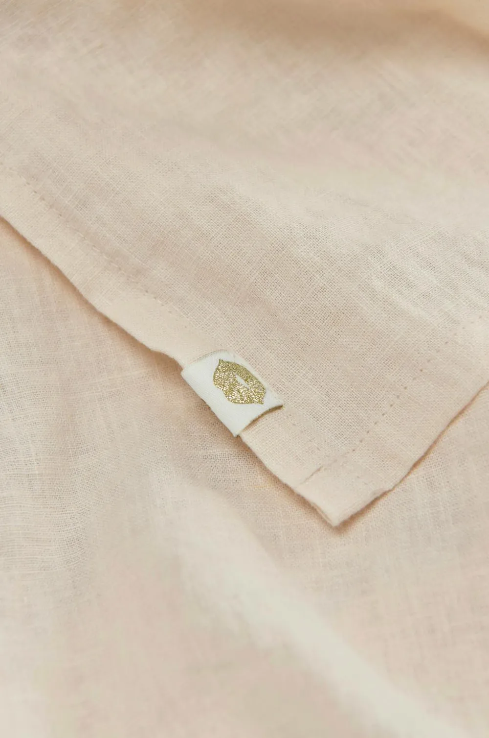 Ellos Sengekapper-Home Sengekappe Elly Frilled i genanvendt halvlinned 75 cm