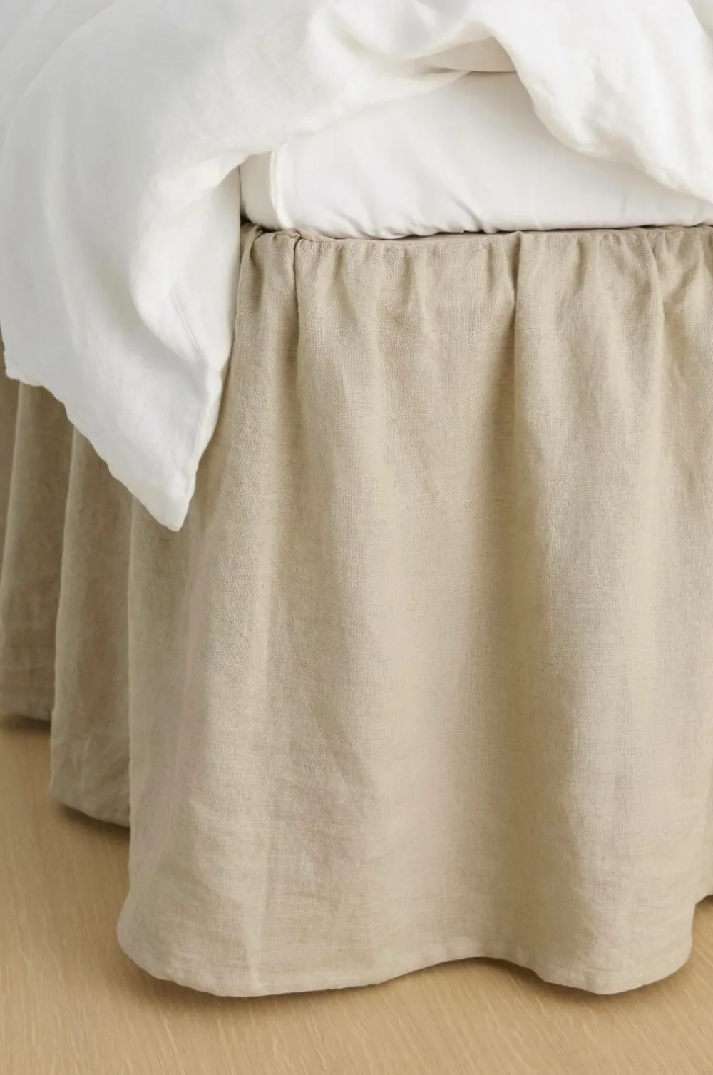 Ellos Sengekapper-Home Sengekappe Candice i vasket linned 52 cm