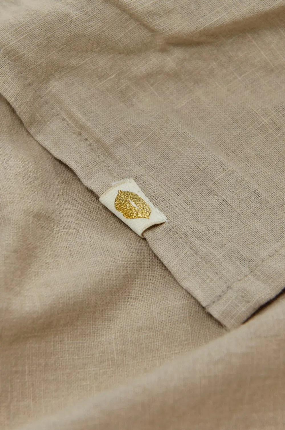 Ellos Sengekapper-Home Sengekappe Elly Frilled i genanvendt halvlinned 52 cm