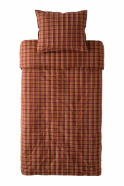 Ellos Dynebetræk|Sengesæt-Home Sengesæt Avery Check i bomuldspercale 2 eller 3 stykker