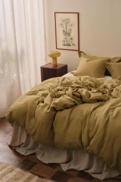 Ellos Dynebetræk|Sengesæt-Home Sengesæt Candice i vasket hør - 2 eller 3 dele