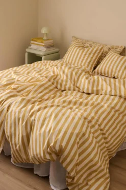 Ellos Dynebetræk|Sengesæt-Home Sengesæt Crystal Stripe i bomuldspercale 2 eller 3 stykker