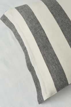 Ellos Dynebetræk|Sengesæt-Home Sengesæt Candice Block Stripe i vasket hør, 2 dele