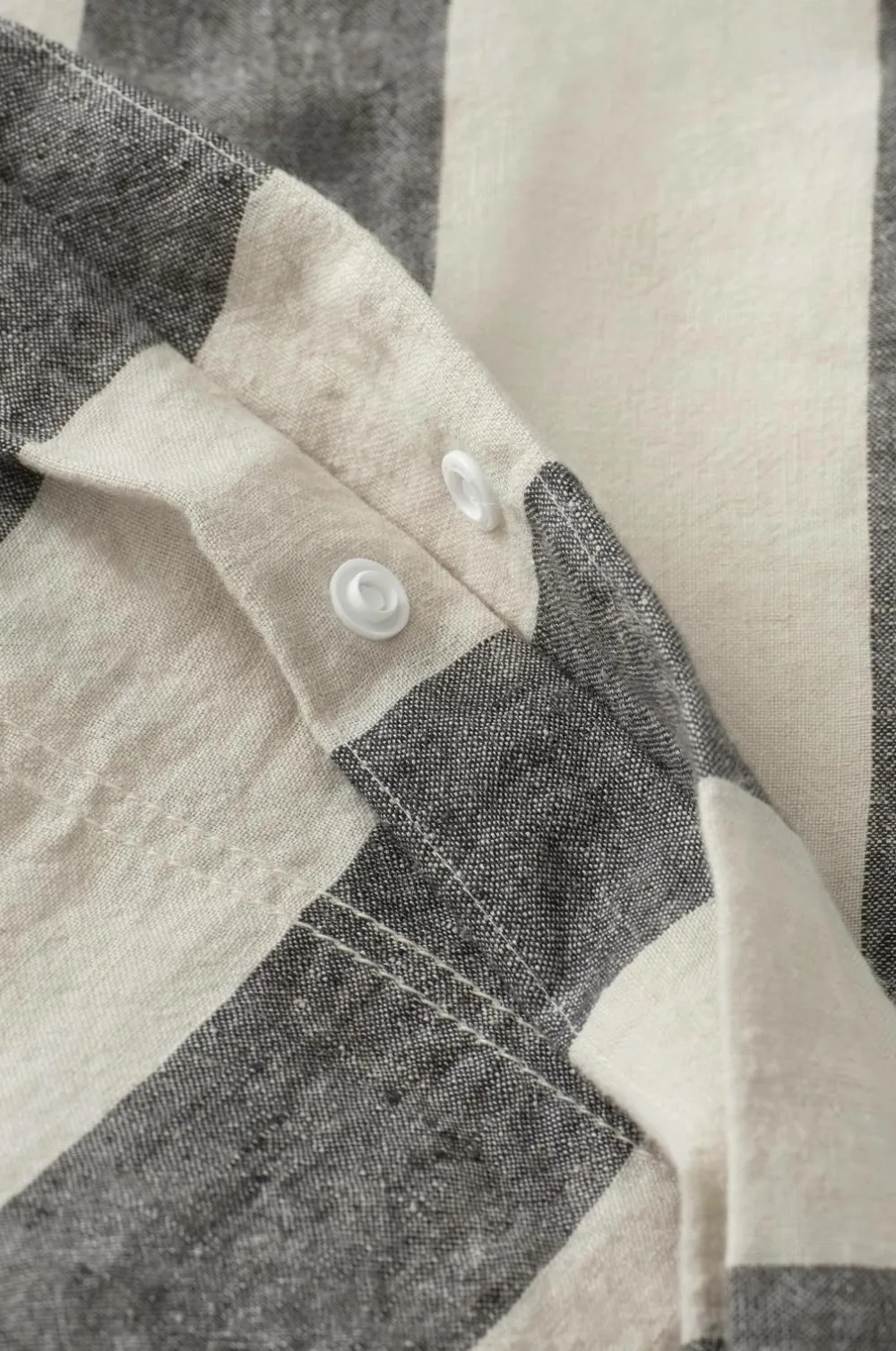 Ellos Dynebetræk|Sengesæt-Home Sengesæt Candice Block Stripe i vasket hør, 2 dele