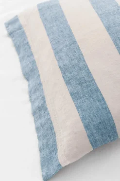 Ellos Dynebetræk|Sengesæt-Home Sengesæt Candice Block Stripe i vasket hør, 2 dele