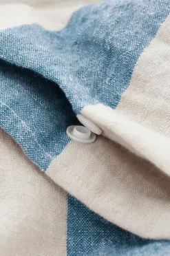 Ellos Dynebetræk|Sengesæt-Home Sengesæt Candice Block Stripe i vasket hør, 2 dele