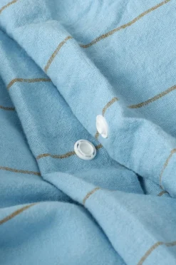 Ellos Dynebetræk|Sengesæt-Home Sengesæt Elly Thin Stripe i genanvendt halvlinned 2 eller 3 stykker