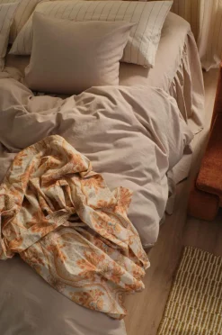 Ellos Dynebetræk|Sengesæt-Home Sengesæt Elly i genanvendt halvlinned 2 eller 3 stykker