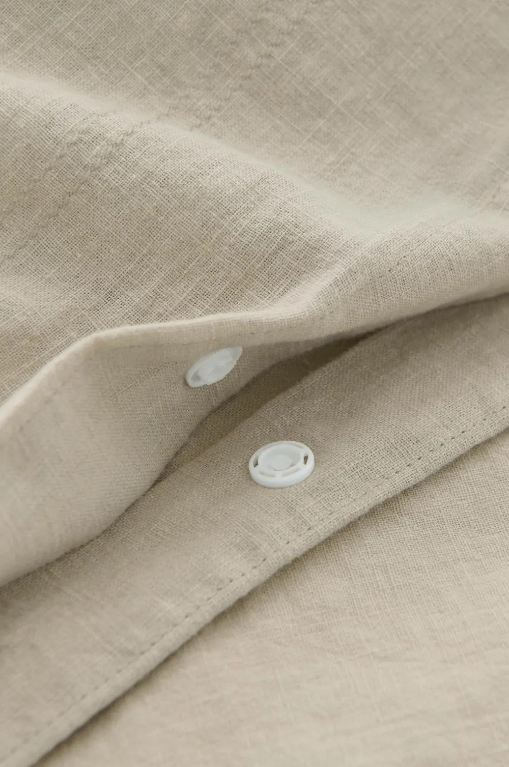 Ellos Dynebetræk|Sengesæt-Home Sengesæt Elly i genanvendt halvlinned 2 eller 3 stykker